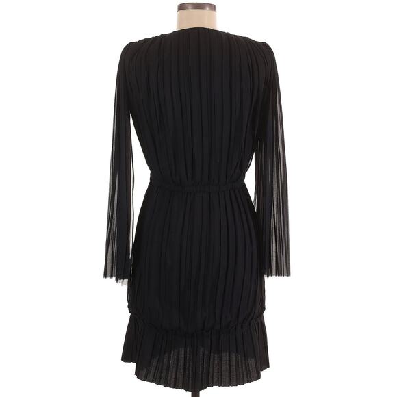 TRE by Natalie Ratabesi The Lido pleated sleeveless black mini party dress Sz 6 - Picture 2 of 9